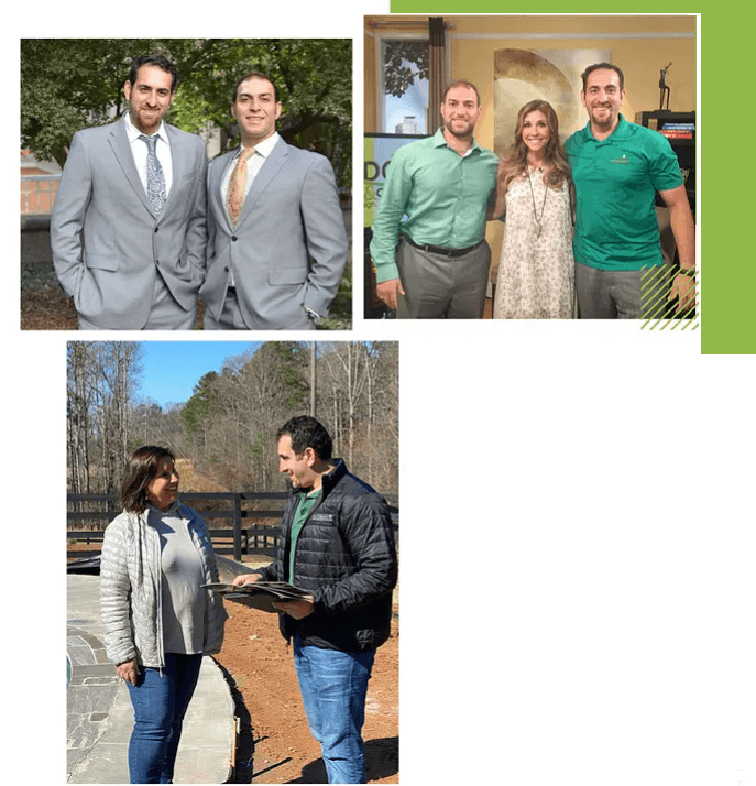 navid and outdoor makeover design team